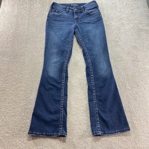Silver Jeans Suki Surplus Jeans Womens 27x32 Blue Bootcut Mid Rise Fits (29x30)